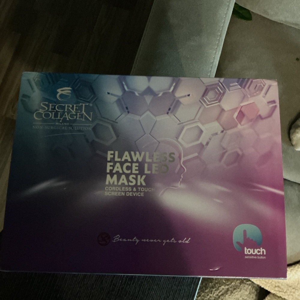 Purple and Pink Geometric Face Mask Accessory secret collagen